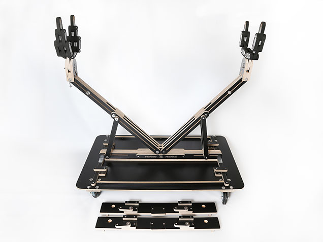 RC model airplane stand and support